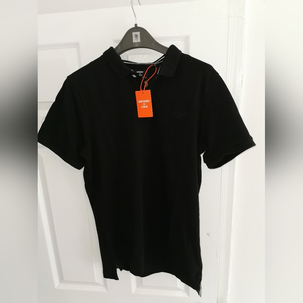 Mens superdry classic polo - Picture 4 of 4